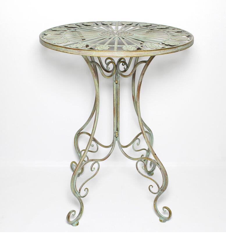 Outdoor Furniture Vintage - Runde Tischstühle im europäischen und französischen
