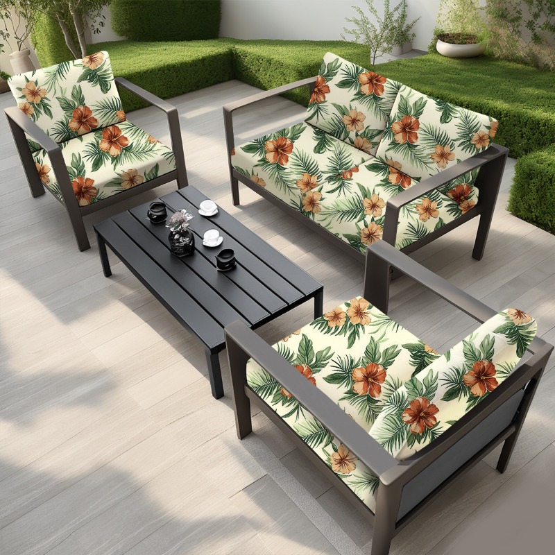 Outdoor Furniture On Sale - Bedruckter Bezug für Gartenmöbelkissen, elastische Couchbezüge