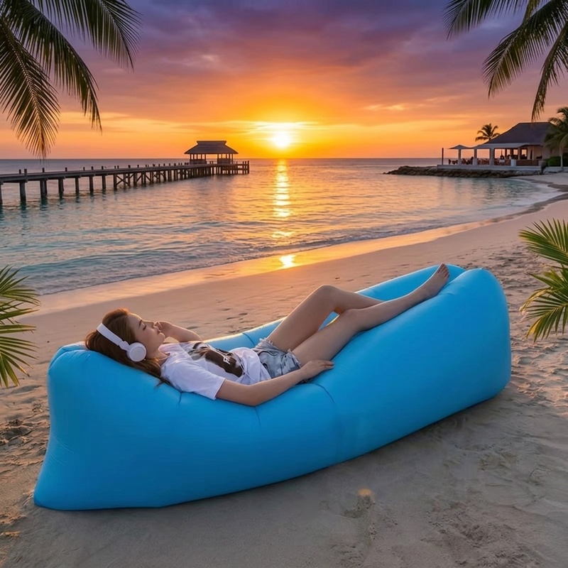 Outdoor Furniture Arhaus - Tragbares aufblasbares Luftsofa, schnell aufblasbarer wasserdichter