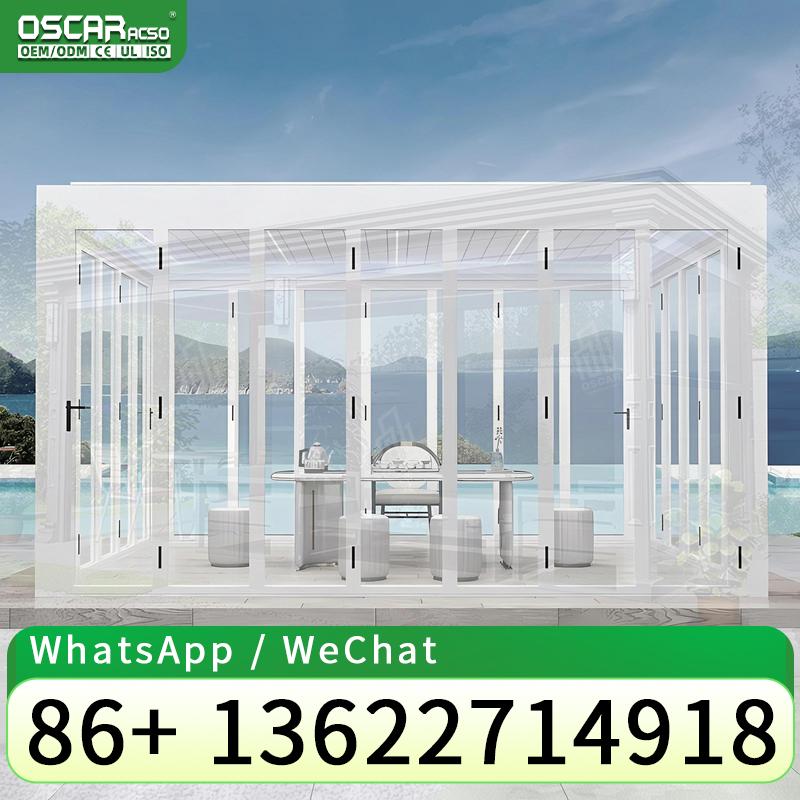 Outdoor Furniture Gazebo - Pergolen mit festem Dach, luxuriöses bioklimatisches