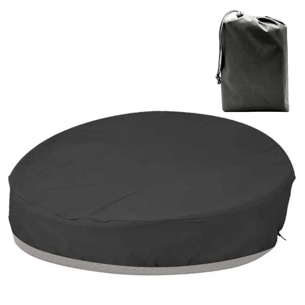 Outdoor Furniture Cover Waterproof - Wasserdichte Outdoor-Tagesbett-Abdeckung Runde Sofa-Abdeckung gegen Staub,