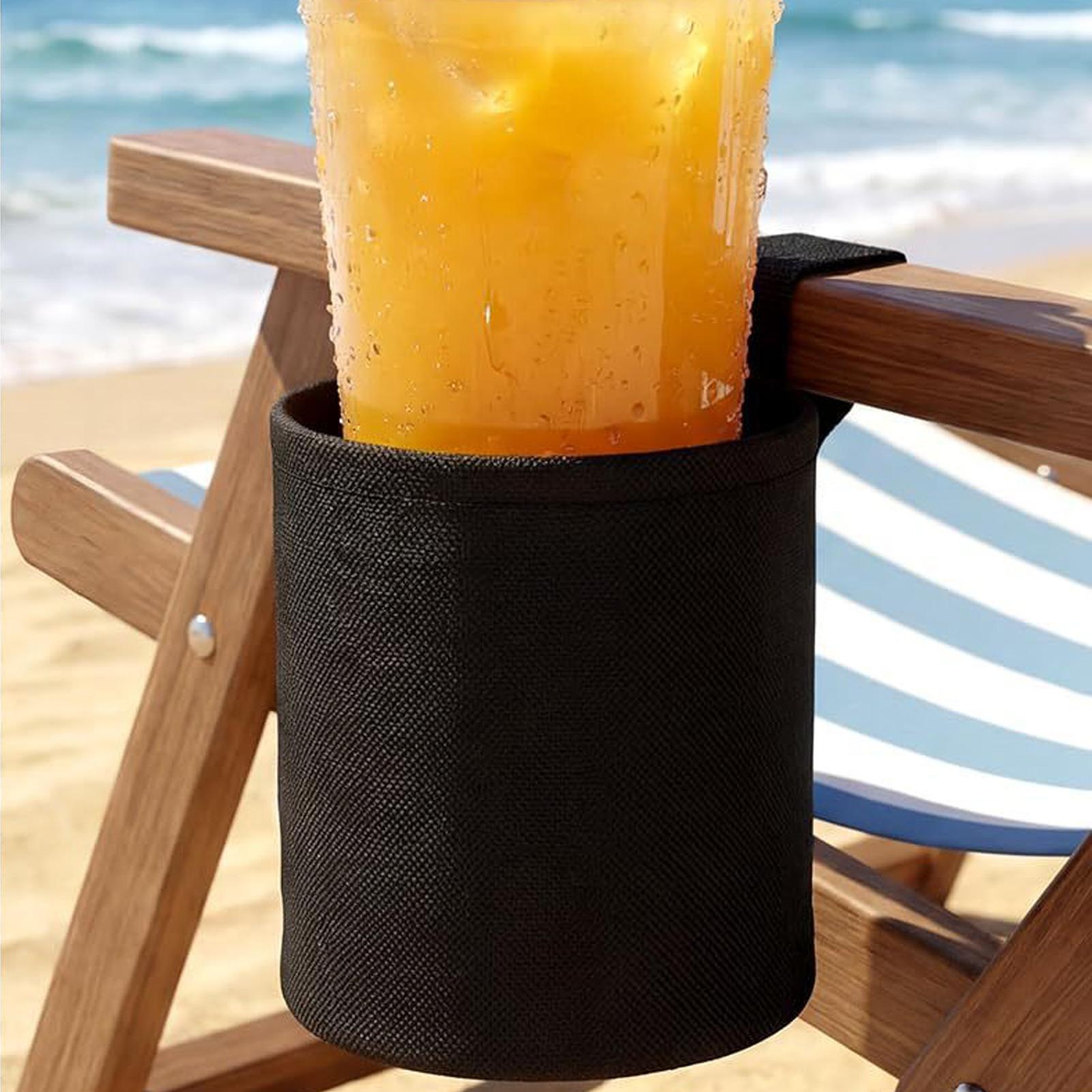 Outdoor Furniture Costco - Strandstuhl-Getränkehalter aus 600D Oxford-Gewebe, Getränke-Organizer für