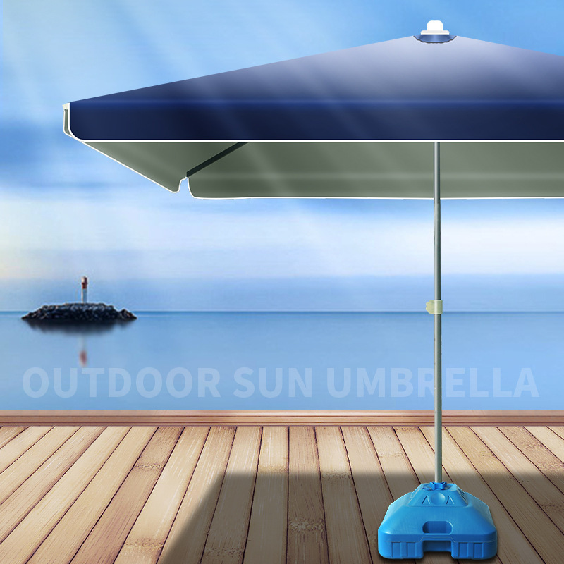 Outdoor Furniture Vendors - Kommerzieller quadratischer Sonnenschirm mit Stange, groß,