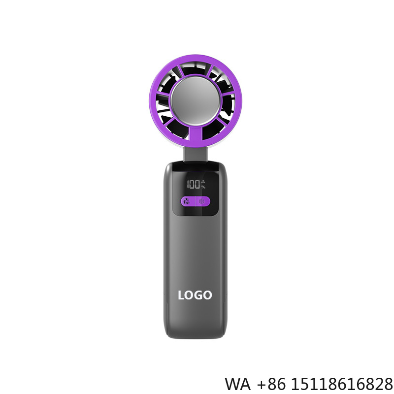 Outdoor Furniture Small - Kühlender Hochgeschwindigkeits-USB-Ventilator mit Eiskompression, Wiederaufladbar, Tragbar,