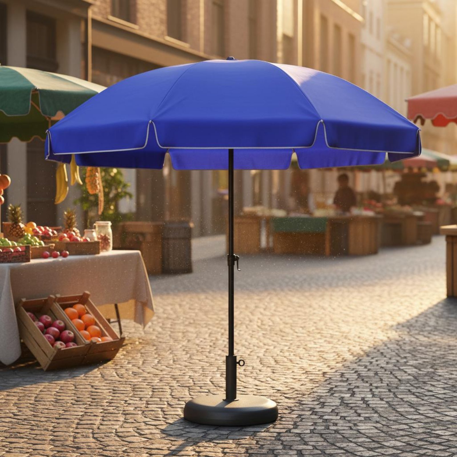 Runder Wetterfester Regenschir – Outdoor Furniture Vendors Bewertung und Preis
