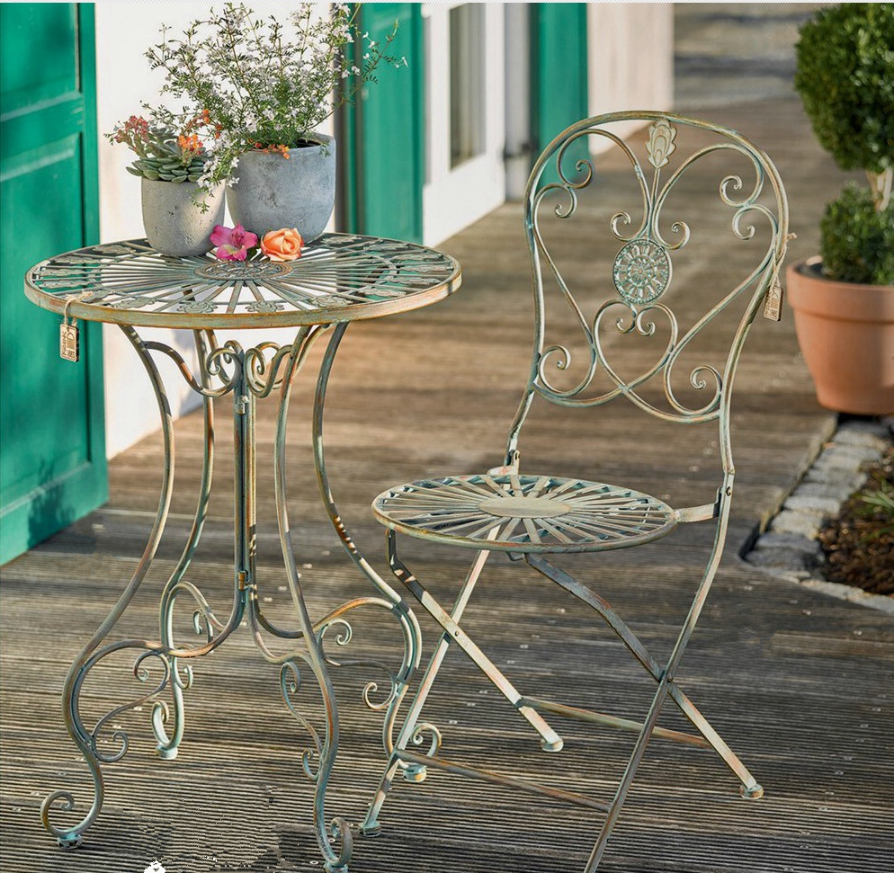 Runde Tischstühle im europäisc – Outdoor Furniture Vintage Bewertung und Preis