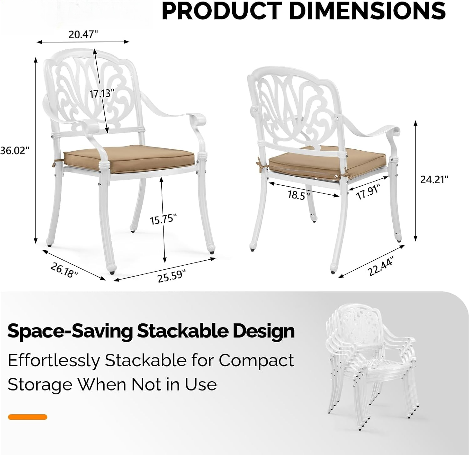 Gartenstühle aus Aluminiumguss – Outdoor Furniture Vintage Bewertung und Preis