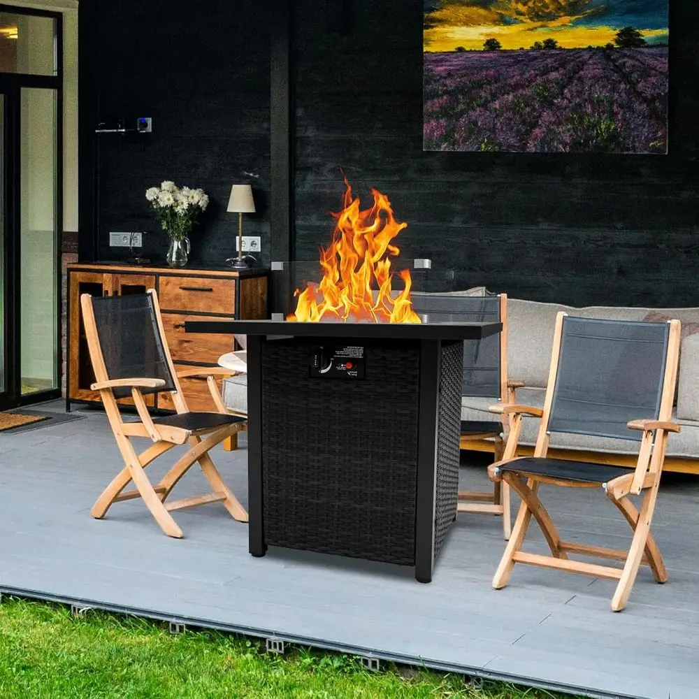 Korbmöbel-Set für den Außenber – Outdoor Furniture With Fire Pit Bewertung und Preis