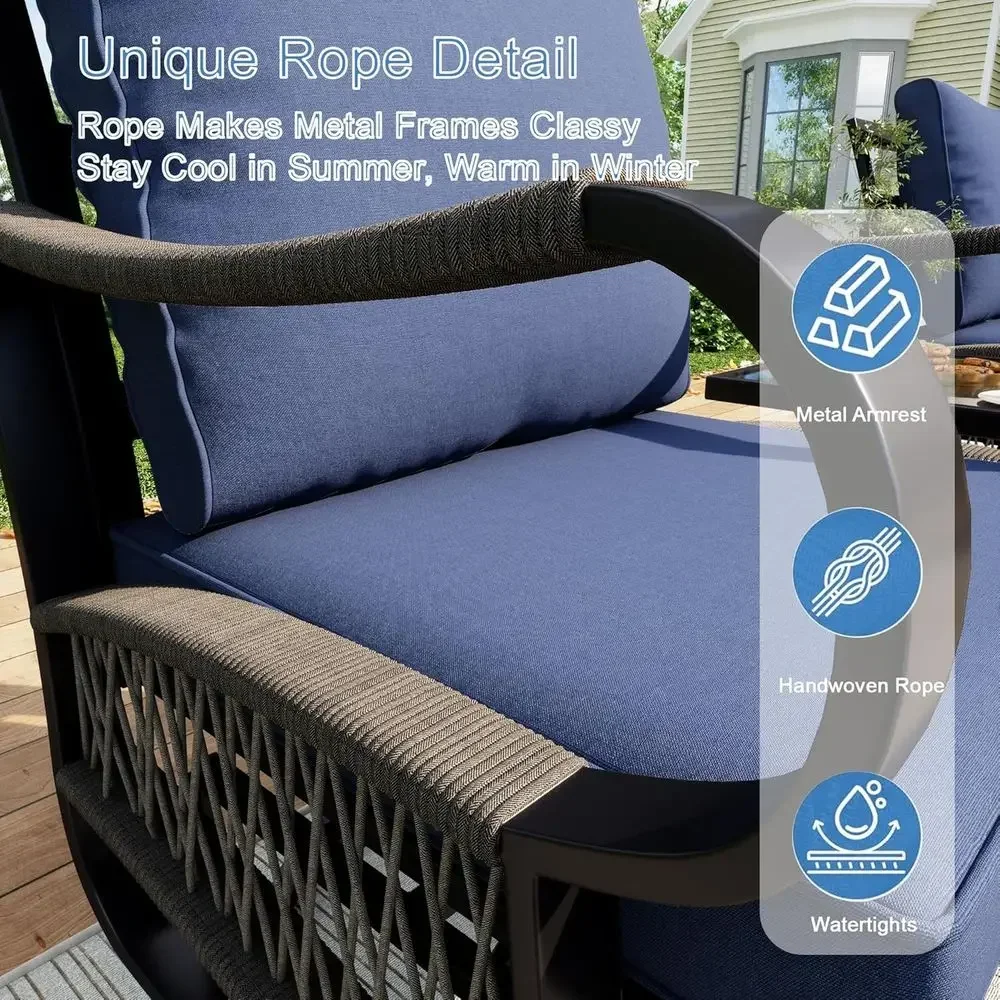 4-teiliges Gartenmöbel-Set aus – Outdoor Furniture Loveseat Bewertung und Preis