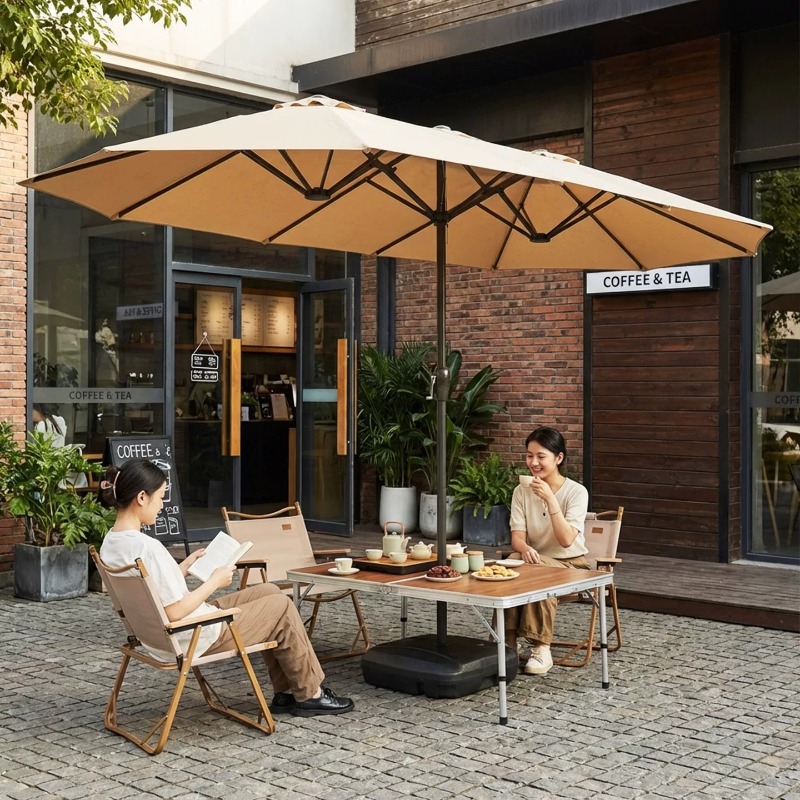 Großer Outdoor-Sonnenschirm mi – Outdoor Furniture Umbrella Bewertung und Preis