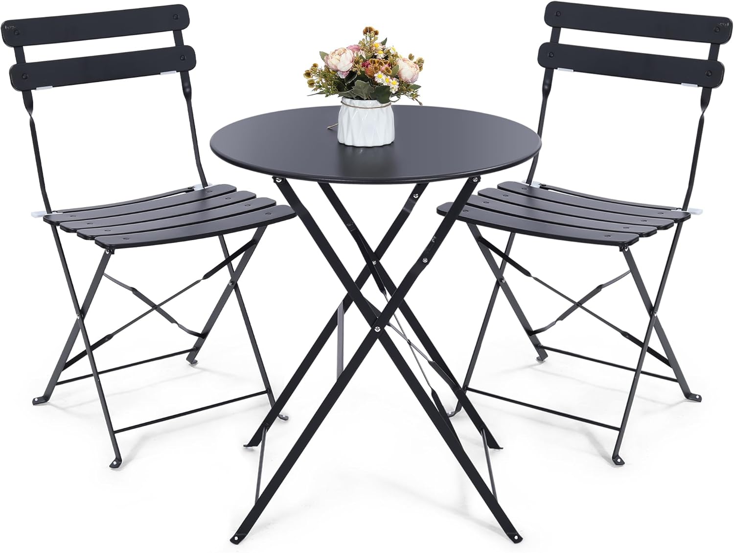 Platzsparendes schwarzes 3-tei – Outdoor Furniture Small Bewertung und Preis