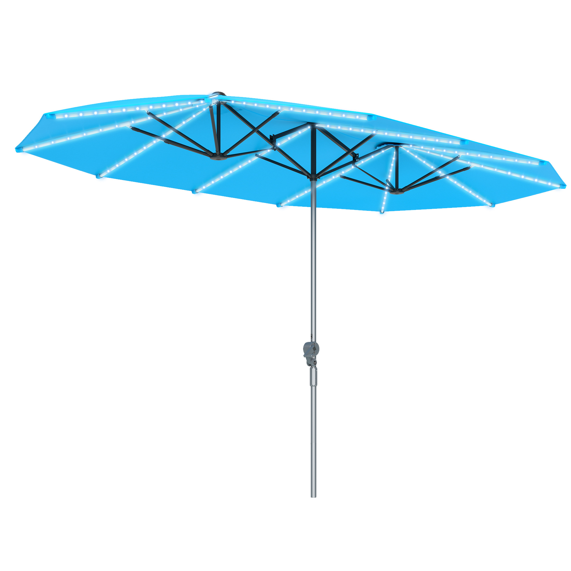 4,5 m Blauer Outdoor-Terrassen – Outdoor Furniture Umbrella Bewertung und Preis