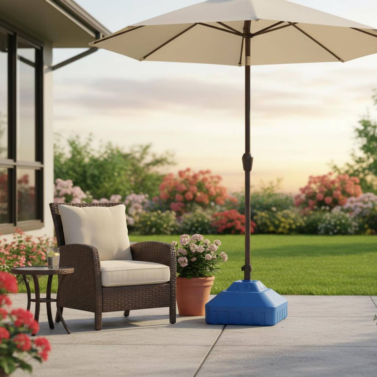 Wasserbefüllbarer Sonnenschirm – Outdoor Furniture Vendors Bewertung und Preis